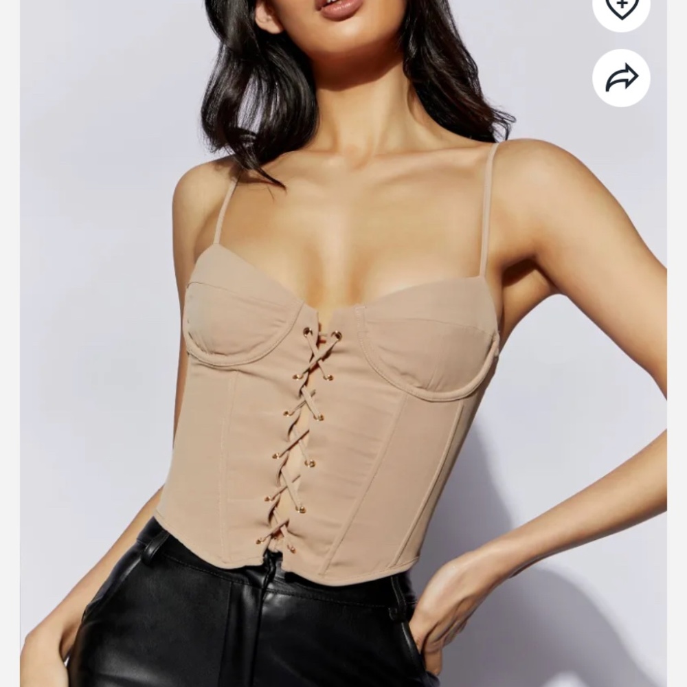 Meshki Janice Longline Corset Top